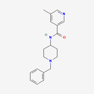 n-(1-Benzylpiperidin-4-yl)-5-methylnicotinamide