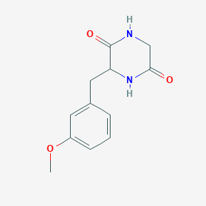 3-(3-Methoxybenzyl)-2,5-piperazinedione