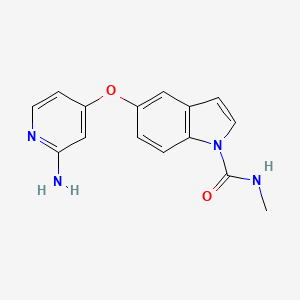 N1-Methyl-5-(2-amino-4-pyridyl)oxy-1H-1-indolecarboxamide