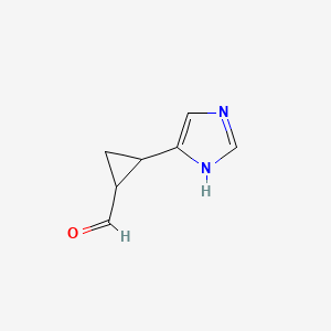 2-Imidazole-4-ylcyclopropanecarbaldehyde