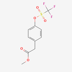 Methyl 2-{4-[(trifluoromethyl)sulfonyloxy]phenyl}acetate