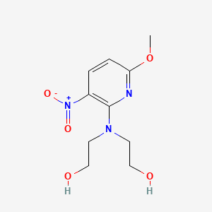 2-[(2-Hydroxyethyl)(6-methoxy-3-nitro-2-pyridyl)amino]ethanol