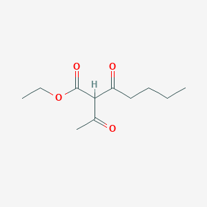 molecular formula C11H18O4 B8285543 Ethyl 2-valerylacetoacetate 