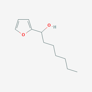 molecular formula C11H18O2 B8285551 alpha-n-Hexylfurfuryl alcohol 