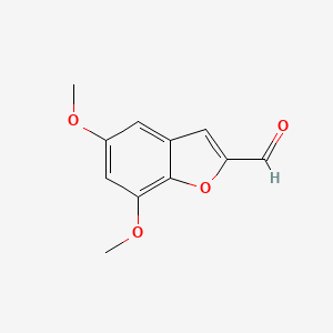 5,7-Dimethoxybenzofuran-2-carbaldehyde