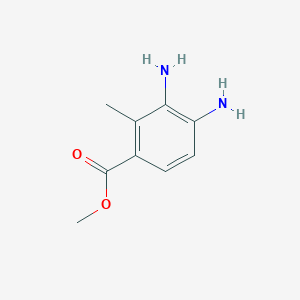 molecular formula C9H12N2O2 B8285699 Methyl 3,4-diamino-2-methylbenzoate 