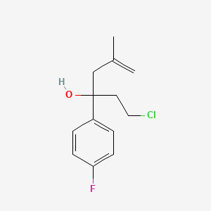 1-Chloro-3-(4-fluorophenyl)-5-methylhex-5-en-3-ol