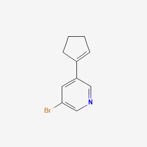 3-Bromo-5-cyclopenten-1-ylpyridine
