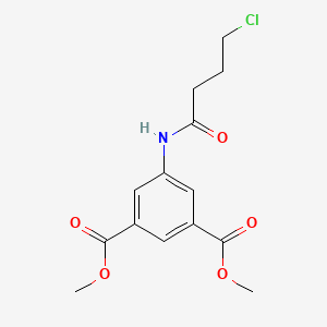 Dimethyl 5-(4-chlorobutanamido)isophthalate