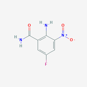 2-Amino-5-fluoro-3-nitrobenzamide