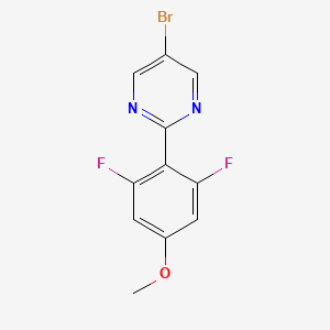 5-Bromo-2-(2,6-difluoro-4-methoxyphenyl)pyrimidine