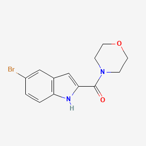 (5-Bromo-1H-indol-2-yl)-morpholin-4-yl-methanone