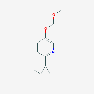 2-(2,2-Dimethylcyclopropyl)-5-(methoxymethoxy)pyridine