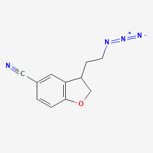 3-(2-Azido-ethyl)-5-cyano-2,3-dihydro-benzofuran