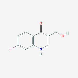 7-Fluoro-4-hydroxy-3-hydroxymethylquinoline