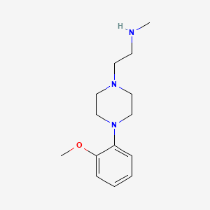 4-(o-Methoxyphenyl)-1-(beta-methylaminoethyl)-piperazine