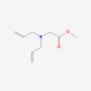 molecular formula C9H15NO2 B8286174 Diallylglycine methyl ester 