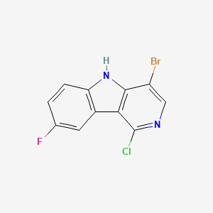 4-bromo-1-chloro-8-fluoro-5H-pyrido[4,3-b]indole