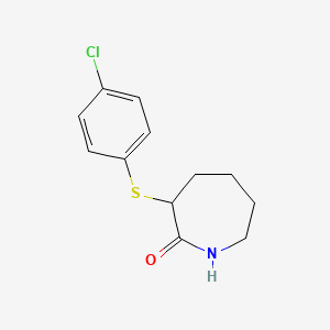 3-[(4-Chlorophenyl)thio]-azacycloheptan-2-one