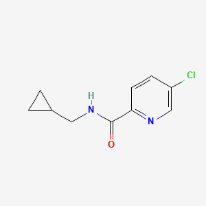 molecular formula C10H11ClN2O B8286530 5-chloro-N-(cyclopropylmethyl)pyridine-2-carboxamide CAS No. 1195251-17-2