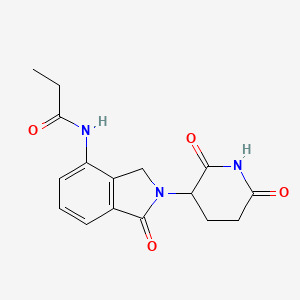 N-(2-(2,6-dioxopiperidin-3-yl)-1-oxoisoindolin-4-yl)propionamide