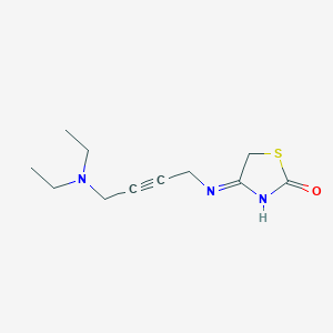 4-{[4-(diethylamino)but-2-yn-1-yl]amino}-1,3-thiazol-2(5H)-one