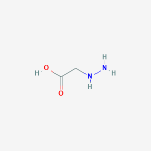 molecular formula C2H6N2O2 B082866 Hydrazinoacetic acid CAS No. 14150-64-2