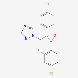 molecular formula C17H12Cl3N3O B8286697 Alteconazole 