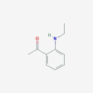 molecular formula C10H13NO B8287029 2'-(Ethylamino)-acetophenone 