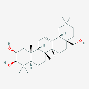 molecular formula C30H50O3 B082872 Olean-12-ene-2alpha,3beta,28-triol CAS No. 14464-51-8