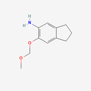 6-(Methoxymethoxy)indan-5-amine