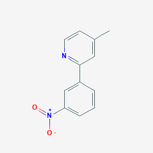 3-(4-Methylpyridin-2-yl)nitrobenzene