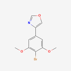 4-(4-Bromo-3,5-dimethoxyphenyl)oxazole