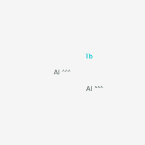 molecular formula Al2Tb B082873 Aluminum, compd. with terbium (2:1) CAS No. 12043-28-6