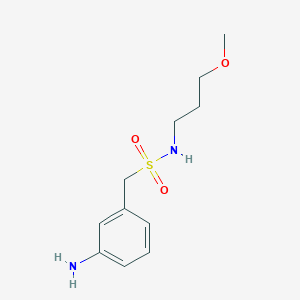 C-(3-amino-phenyl)-N-(3-methoxy-propyl)-methanesulfonamide