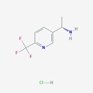(S)-1-(6-trifluoromethyl-pyridin-3-yl)-ethylamine hydrochloride