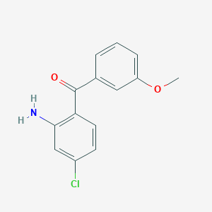 2-Amino-4-chloro-3'-methoxybenzophenone