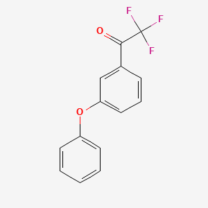 molecular formula C14H9F3O2 B8287405 1-(m-Phenoxy-phenyl)-2,2,2-trifluoro-ethanone 