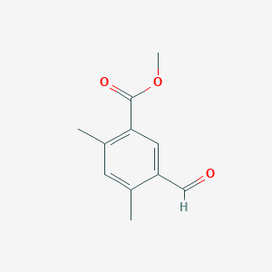 molecular formula C11H12O3 B8287407 Methyl 5-formyl-2,4-dimethylbenzoate 