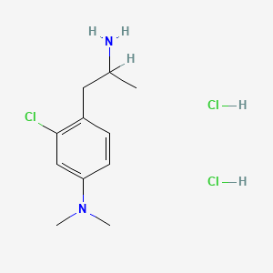 2-Chloro-4-dimethylamino-alpha-methylphenethylamine dihydrochloride