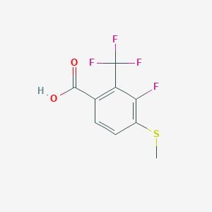 Benzoic acid, 3-fluoro-4-(methylthio)-2-(trifluoromethyl)-