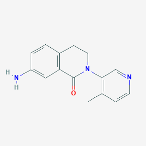 7-Amino-2-(4-methyl-pyridin-3-yl)-3,4-dihydro-2H-isoquinolin-1-one