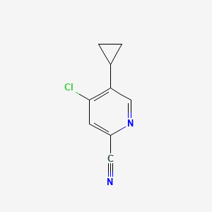 4-Chloro-5-cyclopropylpicolinonitrile