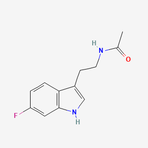 N-[2-(6-fluoro-1H-indol-3-yl)ethyl]acetamide