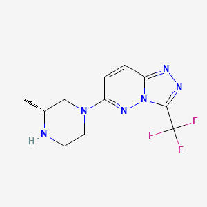 6-[(3R)-3-methylpiperazin-1-yl]-3-(trifluoromethyl)-[1,2,4]triazolo[4,3-b]pyridazine