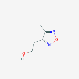 B8287753 2-(4-Methyl-1,2,5-oxadiazol-3-yl)ethanol CAS No. 80586-54-5