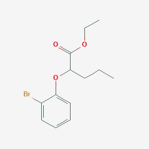 molecular formula C13H17BrO3 B8287765 Ethyl 2-(2-bromophenoxy)pentanoate 