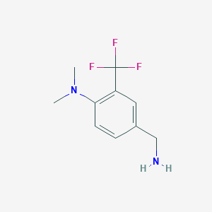 (4-Aminomethyl-2-trifluoromethyl-phenyl)-dimethyl-amine