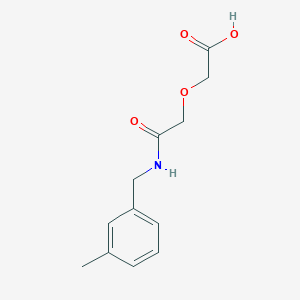 molecular formula C12H15NO4 B8288256 N-(3-methylbenzyl)-diglycolic acid, monoamide 