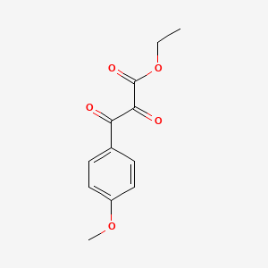 molecular formula C12H12O5 B8288391 Ethyl 2,3-dioxo-(p-methoxyphenyl)-propionate 